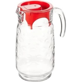 Resim Karokstore Rings Kapaklı Sürahi Kırmızı 