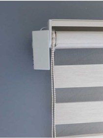 Resim Rovline Motorlu Akıllı Zaman Ayarlı Sesle Kontrol Edilebilir Zebra Perde 