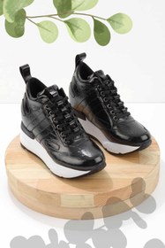 Resim Bambi Siyah Kadın Sneaker K01313000409 