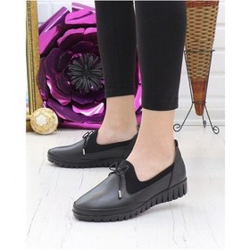 Resim Capella Olga-3 Siyah Hakiki Deri Günlük Kadın Ayakkabı Siyah 