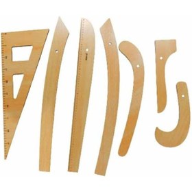 Resim STOREMAX buybeam Ahşap Riga Cetl Seti 7 Parça 3 mm, polyrush 1063348 