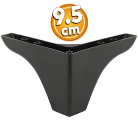 Resim Bellona Mobilya Kanepe Sehpa Çekyat Tv Ünitesi Koltuk Ayağı 9.5 cm Siyah Baza Ayak 