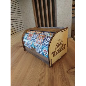 Resim Trenddecors Ahşap Ekmeklik , Ekmek Dolabı mobilya 