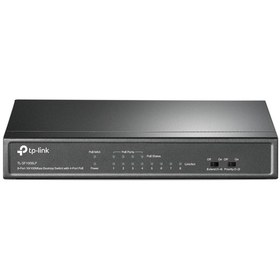 Resim TP-Link TL-SF1008LP 8-Port 4xPoE 41W 10/100Mbps Masaüstü Switch 