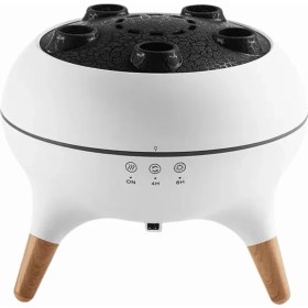 Resim Esansiyel Yağ Difüzörü 250ML Soğuk Sis Difüzörü Denizanası Sis Volkan Gece Lambası Büyük Sis Hacmi 