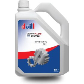 Resim Doill Gearmax 75W-80 Tam Sentetik GL-5 / GL-4 /GL-4 Plus Manuel Şanzıman Yağı 3 Litre 