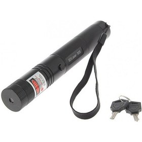 Resim Polizei Şarjlı Turbo Yeşil Lazer Pointer Kibrit Yakabilen 15000 Mv Güç 5000mw Altın - Kırmızı 