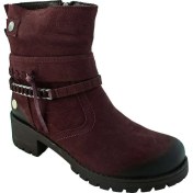 Resim Mammamia D16Kb-4055 Nubuk Kadın Bot Bordo 
