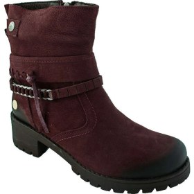 Resim Mammamia D16Kb-4055 Nubuk Kadın Bot Bordo 