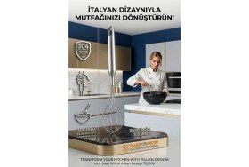 Resim Inox Çelik Çırpıcı Italyan Dizayn 722006 