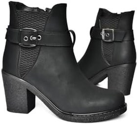Resim fox SHOES R674151409 Kalın Topuklu Kadın Bot 