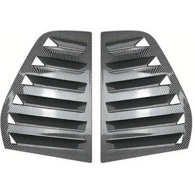 Resim Meridiangoods Carbon Look Arka Trim Vw Golf 5 Mk5 Gtı 5 Kapılı 2003 2010 Araç İçin Arka Lüver 