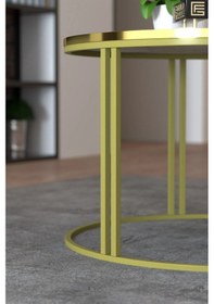 Resim Uslucan Alışveriş Orta Sehpa Tekli Special Lüx Gold Efes Çok Renkli 