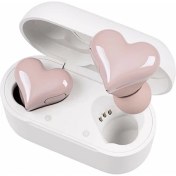 Resim Xinliang1 Joyne Kalp Tomurcukları Aşk Kulaklıkları Kalp Şeklinde Kulaklıklar Apple Xiaomi Android Için Sevimli Kablosuz Bluetooth (Yurt Dışından) 