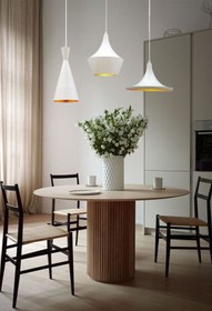 Resim Bamyum Üçlü Eximia Sarkıt Lamba Yemek Masası Oturma Odası Mutfak Salon Otel Showroom Ev Hediyesi 