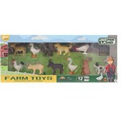 Resim Farm Toys 12 Parça Çiftlik Hayvan Seti 