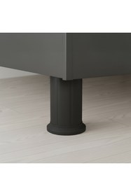 Resim Badem10 Keson 8 Adet 10 cm Siyah Plastik Mobilya Baza Tv Ünitesi Yükseltme Ayağı Destek Ayağı 