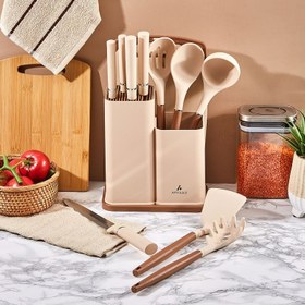 Resim Aryıldız Kaizen 12 Parça Blok Bıçak Ve Pano Seti 153AR259900 