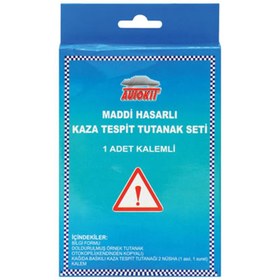 Resim Autokit Kaza Tespit Tutanak Seti 3 ADET 
