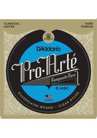 Resim D'addario Ej46c Pro-arte Composite Klasik Gitar Tel Seti Sert/ha 