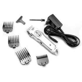 Resim V-114 Tıraş Makinesi Çelik Gövdeli Şarjlı Ayarlanabilir Başlıklı Profesyonel Saç Sakal Traş Kesim 