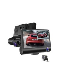 Resim Csmtex 1 Araç Dvr Kamera Çift Lensli 4 İnç Ekranlı G Sensörlü 