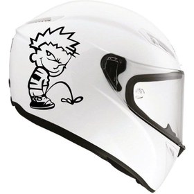 Resim Ogec Worx Tek Renk Pis Çocuk(dirty Boy Helmet Stickers) Kask Sticker Etiket Modeli 