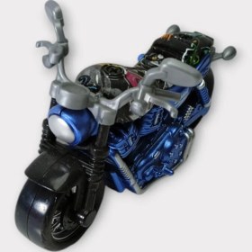 Resim MCM Group Çek Bırak Custom Motorsiklet 9 cm - Mavi (Lisinya) 