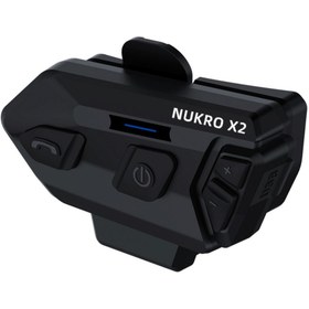 Resim Nukrotech Nukro X2 Bluetooth Intercom Seti (2 Kişilik Bağlantı) 