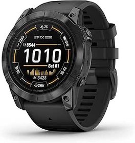 Resim Garmin epix Pro (Gen 2), 51 mm, Yüksek Performanslı Akıllı Saat, Gelişmiş Eğitim Teknolojisi, Dahili El Feneri, Siyah 