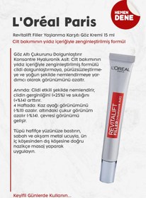 Resim L'Oreal Paris Loreal Paris Revitalift Filler Yaşlanma Karşıtı Göz Kremi 15 ml 