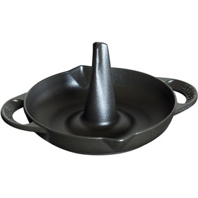 Resim STAUB 405093390 Döküm Fırında Tavuk Pısırıcı Sıyah 