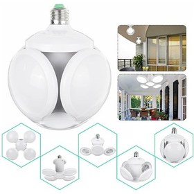 Resim F-1997 Led Futbol Ufo Ampul E27 28w 360 Derece Katlanır Lamba Led Spot Işık Beyaz Glop Led Diğer 