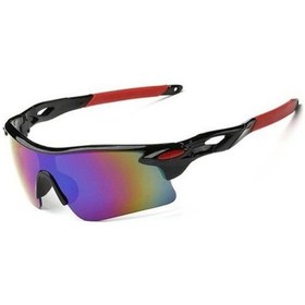 Resim Siyah Uv400 Windproof Outdoor Bisiklet Güneş Gözlüğü Gözlük 