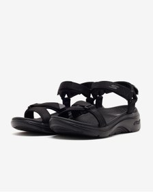 Resim Skechers Go Walk Arch Fıt 2.0 Sandal Kadın Siyah Sandalet 140876 Bbk Siyah 