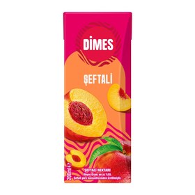 Resim Dimes Şeftali Meyve Nektarı 200 Ml 