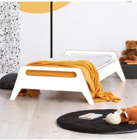 Resim Montes Tek Kişilik Karyola Mdf Montessori Çocuk ve Bebek Yatak 
