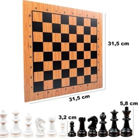 Resim MCM Group TR5011 Toru Ahşap Satranç Seti 