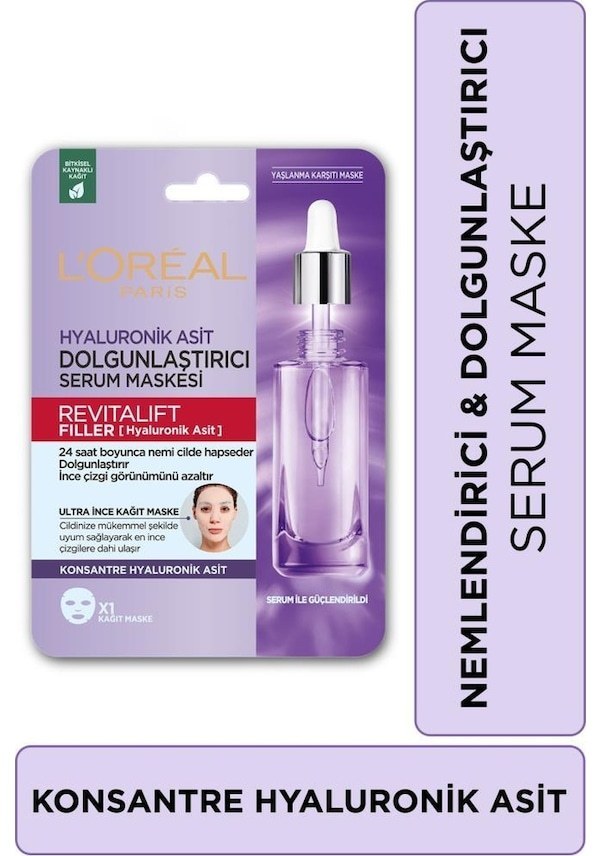 Gndz Home L'oreal Paris Revitalift Filler Dolgunlaştırıcı Serum Maske Fiyatı ve Özelliklerı - Badem