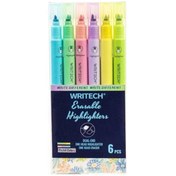 Resim WRITECH W-822 SİLİNEBİLİR FOSFORLU KALEM NEON - 6'LI SET 