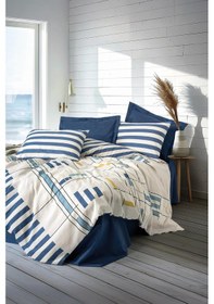 Resim Modern Tek Kişilik Nevresim Takımı Lunox Lacivert Lacivert 