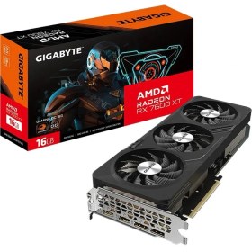 Resim Gıgabyte Radeon Rx 7600 Xt Gamıng Oc 16G Gddr6 128BIT Fsr 3 Amd Ekran Kartı 