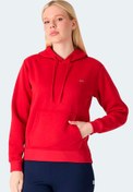 Resim Slazenger MISTY I Kadın Kapüşonlu Kırmızı Sweatshirt 