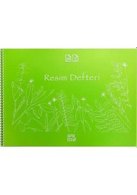 Resim Gıpta Resim Defteri Plastik Spiralli 25x35 25 YP Fıstık Yeşili 