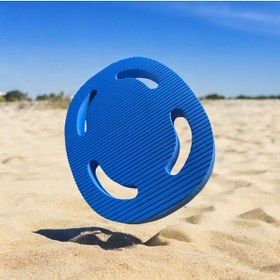 Resim Yüzme Tahtası Mavi Oval 39x31x4 Cm Kalınlık Mavi 