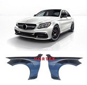 Resim Mercedes C63 W205 Ön Çamurluk Takımı Sağ Sol 2014 Sonrası Uyumlu 