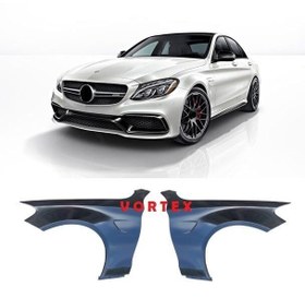 Resim Mercedes C63 W205 Ön Çamurluk Takımı Sağ Sol 2014 Sonrası Uyumlu 