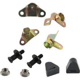 Resim Sones A7536 Araba Bagaj Kapağı Menteşe Ekleme Kiti + Kilit Cıvatası + Arka Kauçuk Stoper 