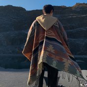 Resim Bohem Tarzı Geometrik Desen Şal Sarıcı - Akrilik & Polyester Blend, Jakar Crafted, Dekoratif Fringe, Üniseks Cape Dış Mekan Sıcaklığı, Rüzgar Geçirmez, Elle Yıkama/Kuru Temizleme, Esnek Değil - Dışarı Çıkma İçin İdeal 
