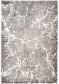 Resim Art At003a Gri Halı Modern Desen Triko Akrilik Viskon Boyama Yüksek Sıklık Ipek Serisi-760 Gri 